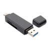 USB-C Memory Card Reader, 2-in-1 USB-A/USB-C, USB 3.1 Gen 1 U452-000-SD-A