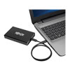 Connects a high-performance SATA SSD or HDD to your laptop's USB-C for sharing and storing large files.