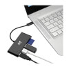 Great for adding a thumb drive and other USB peripherals, charging a mobile device and accessing data on a memory card.