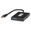 4-Port USB-C Hub - USB 3.1 Gen 2, 10 Gbps, 2 USB-A & 2 USB-C Ports, Thunderbolt 3, Aluminum Housing U460-004-2A2C-2