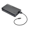 Portable Charger - 2x USB-A, 10,000mAh Power Bank, Lithium-Ion, LED Flashlight, Black UPB-10K0-2U