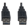 Universal Reversible USB 2.0 Cable (Reversible A to Reversible A M/M), 3 ft. (0.91 m) UR020-003