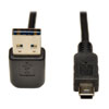 Universal Reversible USB 2.0 Cable (Up / Down Angle Reversible A to 5Pin Mini-B M/M), 6 ft. (1.83 m) UR030-006-UDA