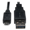 Universal Reversible USB 2.0 Cable (Reversible A to 5Pin Micro B M/M), 6 ft. (1.83 m) UR050-006