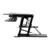 Monitor and keyboard platforms move in tandem for seamless sit-stand transitions.<br>