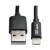 USB-A to Lightning Sync/Charge Coiled Cable, MFi Certified - Black, M/M, USB 2.0, 4 ft. (1.22 m) M100-004COIL-BK