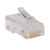 RJ45 Plugs for Round Solid / Stranded Conductor 4-pair Cat5e Cable, 100-Pack N030-100