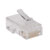 RJ45 Plugs for Flat Solid / Stranded Conductor Cable, 100-Pack N030-100-FL