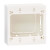 N080-SMB2-WH front view thumbnail image | Faceplates & Boxes