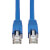 Cat6a 10G Snagless F/UTP Ethernet Cable (RJ45 M/M), PoE, CMR-LP, Blue, 10 ft. (3.05 m) N261P-010-BL