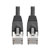 Cat6a 10G-Certified Snagless Shielded STP Ethernet Cable (RJ45 M/M), PoE, Black, 3 ft. (0.91 m) N262-003-BK