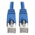 Cat6a 10G Snagless Shielded STP Ethernet Cable (RJ45 M/M), PoE, Blue, 6 ft. (1.83 m) N262-006-BL