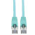 Cat6a 10G-Certified Snagless Shielded STP Ethernet Cable (RJ45 M/M), PoE, Aqua, 35 ft. (10.67 m) N262-035-AQ
