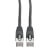 Cat6a 10G-Certified Snagless Shielded STP Ethernet Cable (RJ45 M/M), PoE, Black, 35 ft. (10.67 m) N262-035-BK