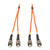 Duplex Multimode 62.5/125 Fiber Patch Cable (ST/ST), 3M (10 ft.) N302-010