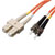 Duplex Multimode 62.5/125 Fiber Patch Cable (SC/ST), 3M (10 ft.) N304-010