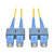 Duplex Singlemode 9/125 Fiber Patch Cable (SC/SC), 10M (33 ft.) N356-10M