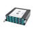 100Gb/120Gb to10Gb Breakout Cassette, 24-Fiber OM4 MTP/MPO ( Male with Pins ) to ( x12 ) LC Duplex N484-1M24-LC12
