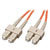 Duplex Multimode 50/125 Fiber Patch Cable (SC/SC), 2M (6 ft.) N506-02M