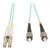 10Gb Duplex Multimode 50/125 OM3 LSZH Fiber Patch Cable (LC/ST) - Aqua, 3M (10 ft.) N818-03M