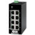 8-Port Unmanaged Industrial Ethernet Switch - 10/100 Mbps, Ruggedized, -40° to 75°C, DIN Mount NFI-U08-2