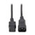 PDU Power Cord, C13 to C14 - 13A, 250V, 16 AWG, 4 ft. (1.22 m), Black P004-004-13A