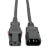 Power Extension Cord, Locking C13 to C14 PDU Style - 10A, 250V, 18 AWG, 3 ft. (0.91 m) P004-L03