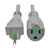 P022-006-GY-HG front view thumbnail image | Power Cords and Adapters