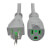 P022-015-GY-HG front view thumbnail image | Power Cords and Adapters