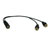 3.5mm Mini Stereo Cable adapter Y Splitter for Speakers and Headphones (M to 2x F) 1 ft. (0.31 m) P313-001