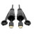 High-Speed HDMI Cable (M/M) - 4K 60 Hz, HDR, Industrial, IP68, Hooded Connectors, Black, 3 ft. P569-003-IND2