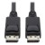 DisplayPort Cable with Latching Connectors, 4K 60 Hz (M/M), Black, 6 ft. (1.83 m) P580-006