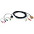 VGA/PS2/Audio Combo Cable Kit for KVM Switch B006-VUA4-K-R, 10 ft. (3.05 m) P757-010