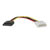 15-Pin SATA (Female) to 4-Pin (Male) Power Cable - 26 AWG, 6-in. (15.24 cm) P944-06I
