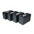4x 12V 9AH UPS Replacement Battery Cartridge Kit for select Tripp Lite, Best, Powerware, Liebert and other UPS RBC54