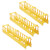 High-Capacity Vertical Cable Manager - Double Finger Duct, Yellow, 6 ft. (1.8 m) SRCABLEVRT3FC