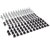 SmartRack Square Hole Hardware Kit with 50 pcs 12-24 screws and washers SRCAGENUTS1224