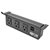 Protect It! 3-Outlet Surge Protector with Mounting Brackets, 10 ft. Cord, 510 Joules, 2 USB Charging Ports, Black Housing TLP310USBS