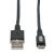 Heavy-Duty USB 2.0 USB-A to Micro-B Cable - M/M, UHMWPE and Aramid Fibers, Gray, 10 ft. (3.05 m) U050-010-GY-MAX