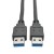 USB 3.0 SuperSpeed A/A Cable (M/M), Black, 6 ft. (1.83 m) U320-006-BK