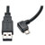 Dedicated Reversible USB Charging Cable (Reversible A to Right-Angle 5-Pin Micro B) Black, 3 ft. (0.91 m) UR05C-003-RB